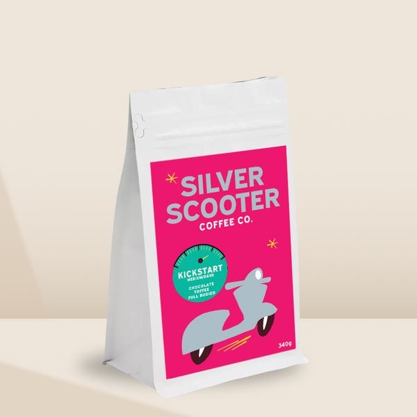 Silver Scooter Coffee Co. - Kickstart Medium/Dark Roast 340 Grams