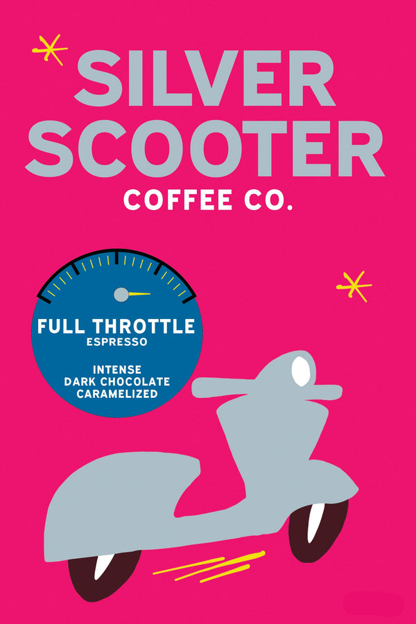 Silver Scooter Coffee Co. - Full Throttle Espresso Roast 5Lbs bag