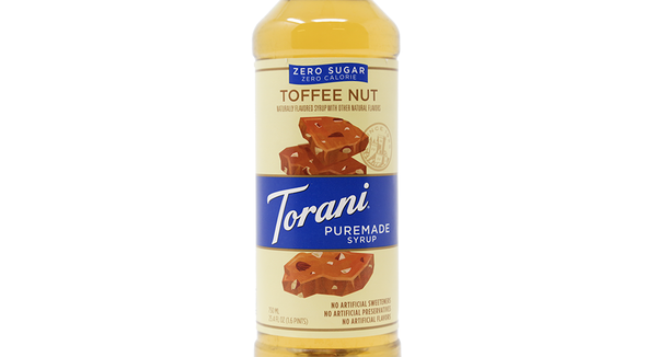Torani - Pure Made Zero Sugar Toffee Nut (Best Before Date: 02/10/25)