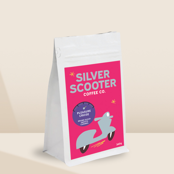 Silver Scooter Coffee Co. - Pleasure Cruise Medium/Dark Roast 340 Grams