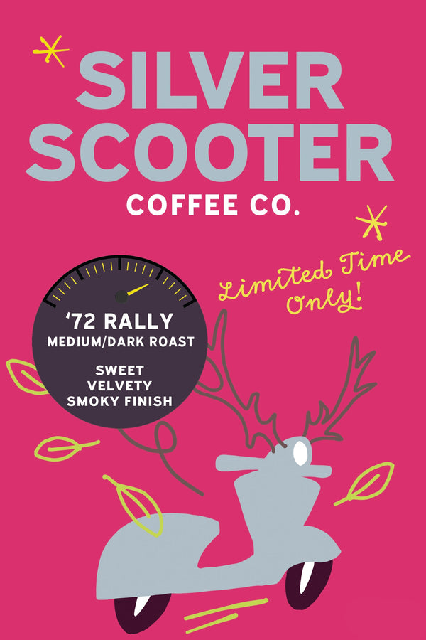 Silver Scooter Coffee Co. - '72 Rally Medium/Dark Roast 5Lbs Bag