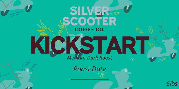 Silver Scooter Coffee Co. - Kickstart Single Origin Colombia Medium/Dark Roast 5Lbs Bag