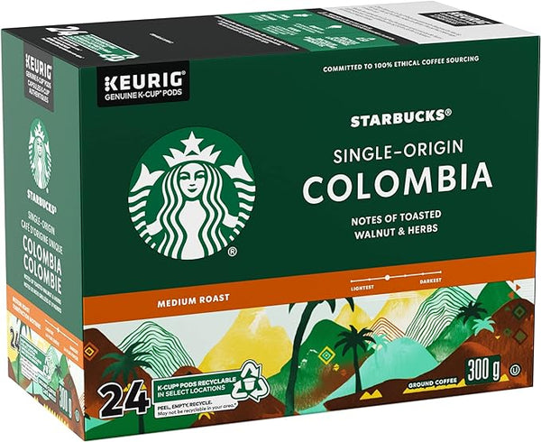 Starbucks Colombia Medium 24ct (Best Before Date: 11/15/24)