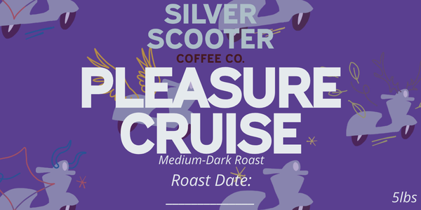 Silver Scooter Coffee Co. - Pleasure Cruise Medium/Dark Roast 5Lbs Bag