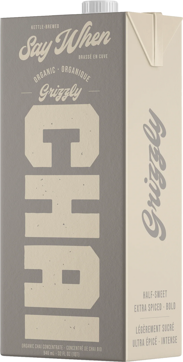 Say When - Organic Grizzly Chai Concentrate - 946ml