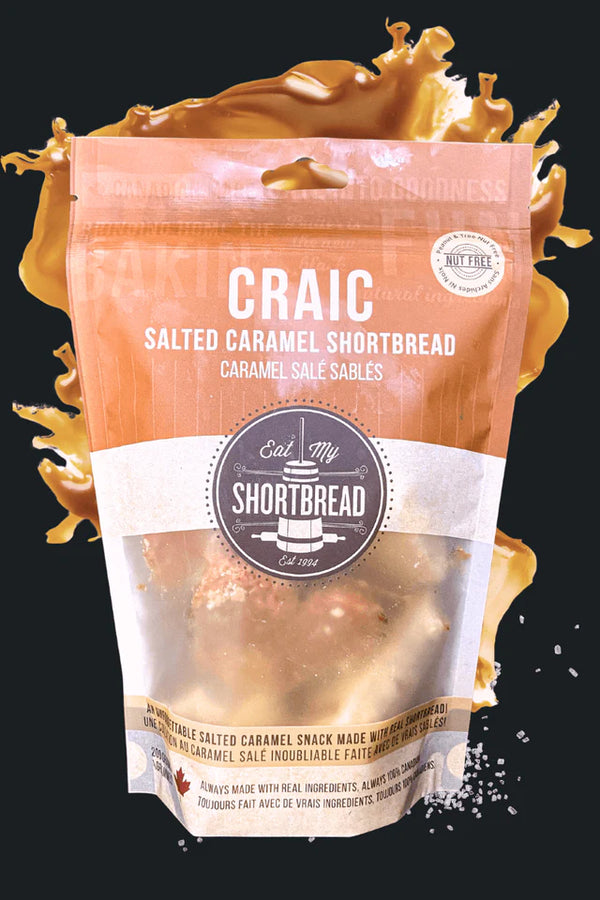 CRAIC The Salted Caramel Shortbread Snack - 200g