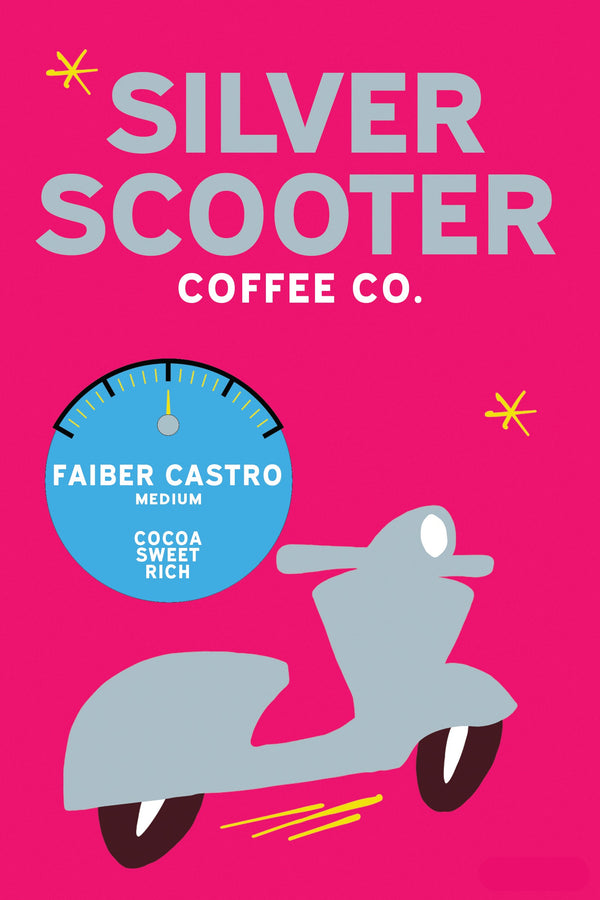Silver Scooter Coffee Co. - Faiber Castro Medium Roast 5Lbs Bag