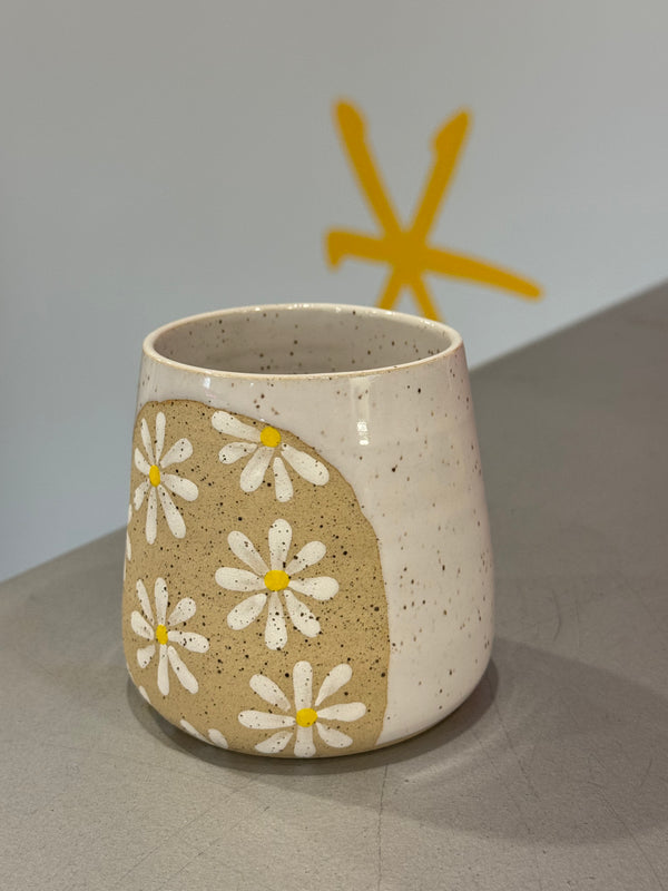 Ceramic Tumbler - Daisies