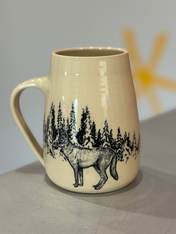 Ceramic Mug - Forest Wolf (16oz)