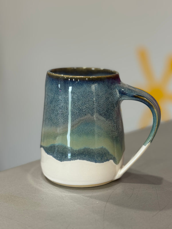 Ceramic Mug - Blue Green (16oz)