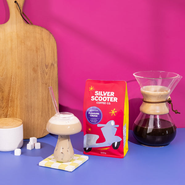 Silver Scooter Coffee Co. - Pleasure Cruise Medium/Dark Roast 340 Grams