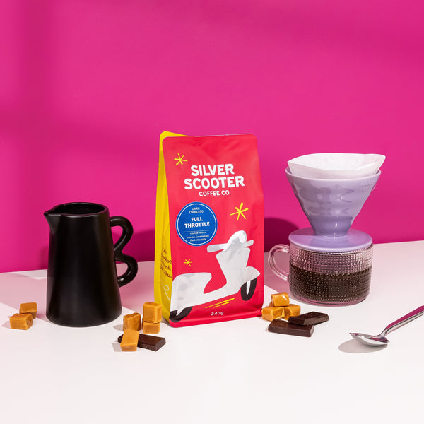 Silver Scooter Coffee Co.  Full Throttle - Colombia Single Origin Dark Roast 340g