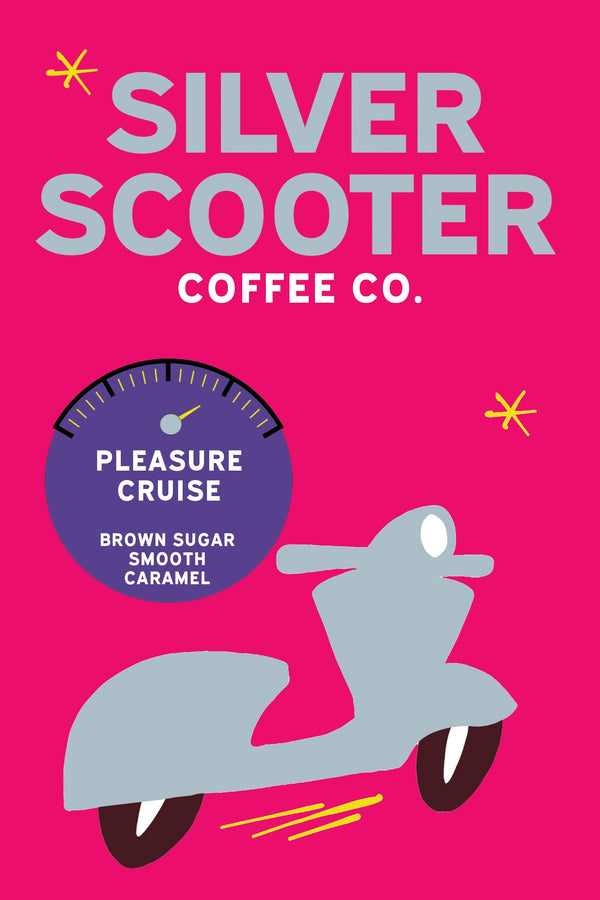 Silver Scooter Coffee Co. - Pleasure Cruise Medium/Dark Roast 5Lbs Bag