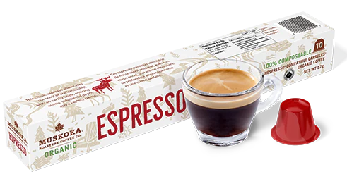 Muskoka Roastery - Espresso Dark Nespresso Compatible 10ct.