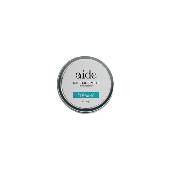 Aide Bodycare Solid Lotion Bar - Eucalyptus Lavender