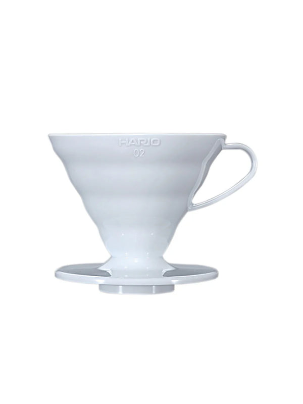 HARIO V60-02 Dripper (Plastic) -  WHITE