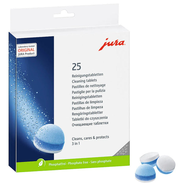 JURA - 3 Phase Cleaning Tablets 25 Pack