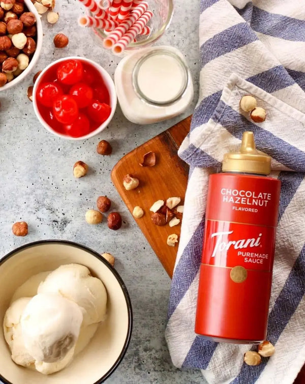 Torani - Chocolate Hazelnut Sauce  - 16.5 Oz